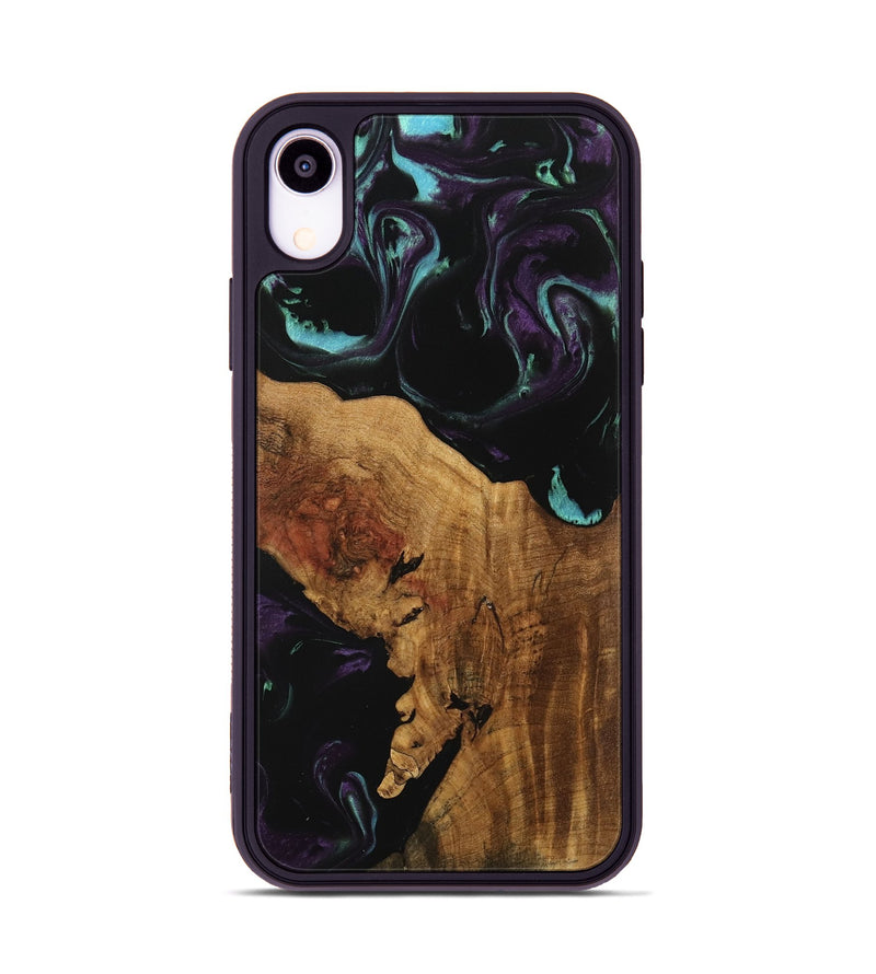 iPhone Xr Wood Phone Case - Rubetta (Purple, 739959)