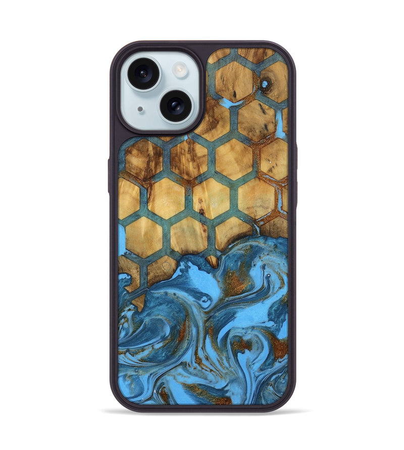 iPhone 15 Wood Phone Case - Mariele (Pattern, 740010)