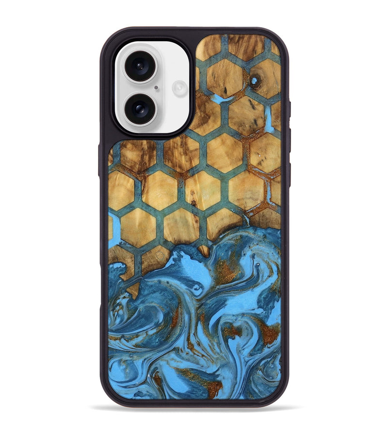 iPhone 16 Plus Wood Phone Case - Mariele (Pattern, 740010)