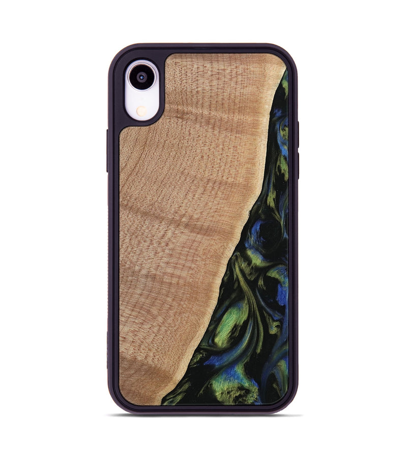 iPhone Xr Wood Phone Case - Rhodie (Green, 740052)