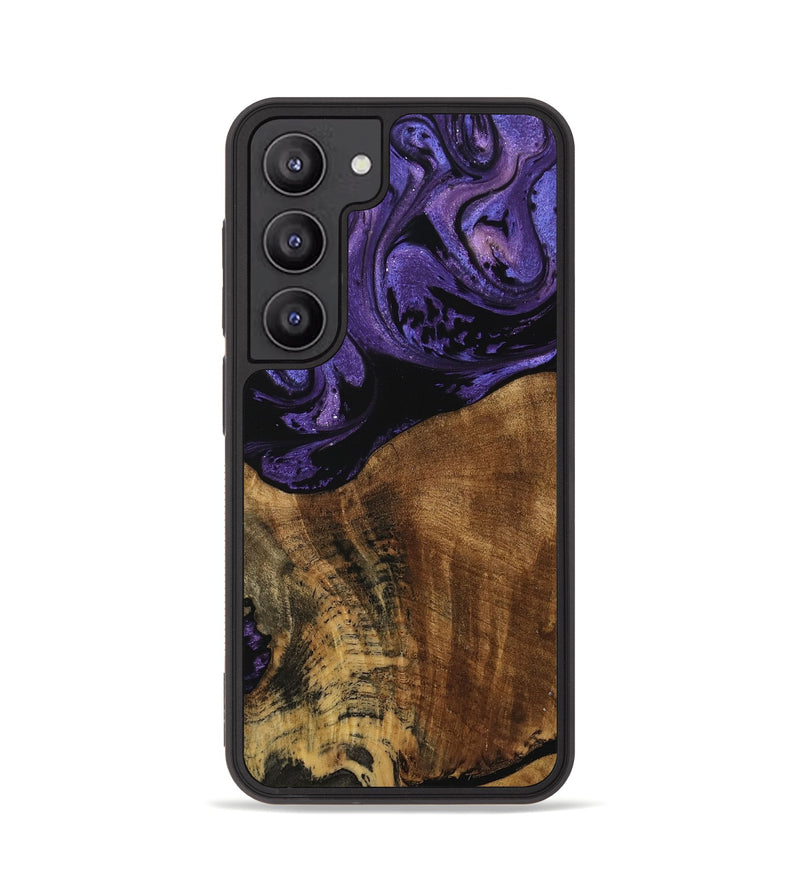 Galaxy S23 Wood Phone Case - Karim (Purple, 740054)