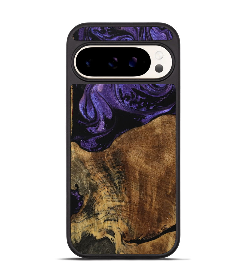 Pixel 9 Pro Wood Phone Case - Karim (Purple, 740054)