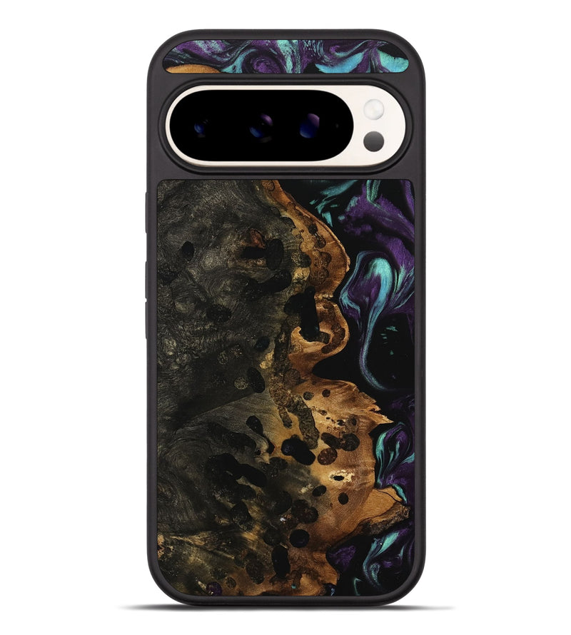 Pixel 9 Pro XL Wood Phone Case - Flora (Purple, 740073)