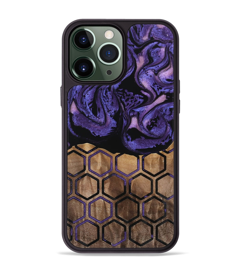 iPhone 13 Pro Max Wood Phone Case - Janith (Pattern, 740075)