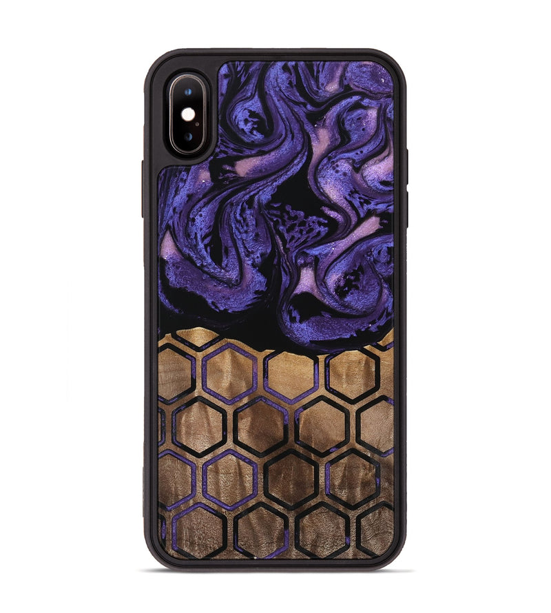 iPhone Xs Max Wood Phone Case - Janith (Pattern, 740075)