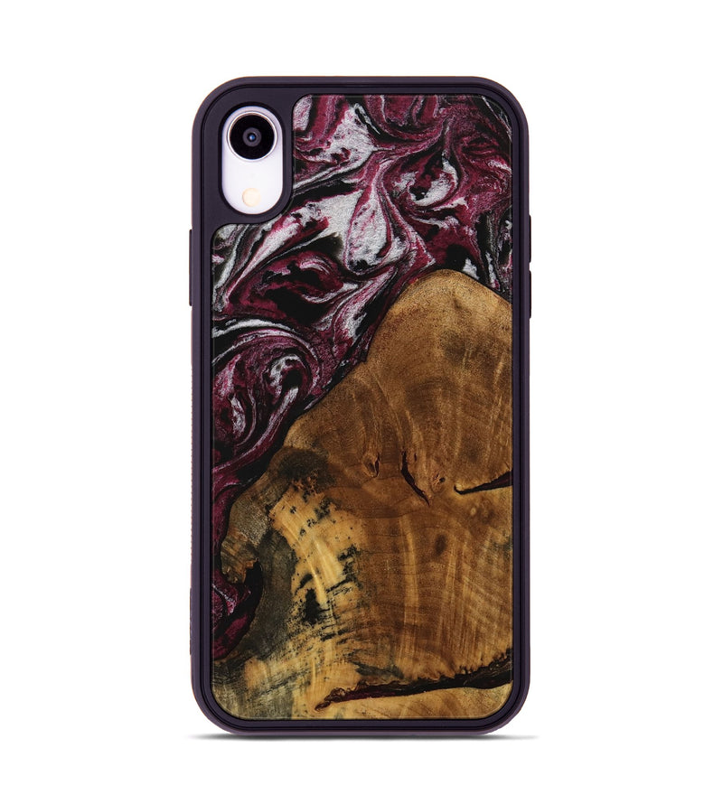 iPhone Xr Wood Phone Case - Myles (Red, 740080)