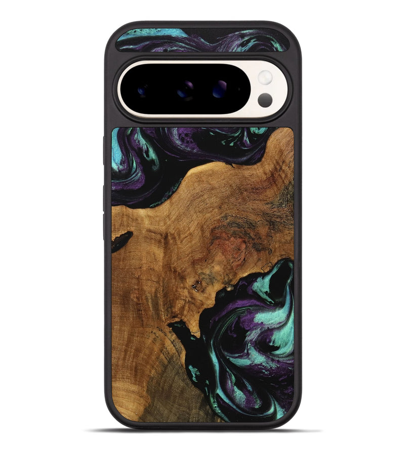 Pixel 9 Pro XL Wood Phone Case - Daisie (Purple, 740086)