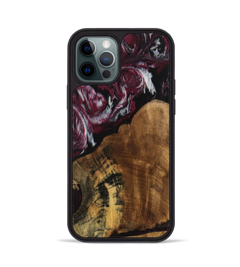 iPhone 12 Pro Wood Phone Case - Lorilyn (Red, 740098)