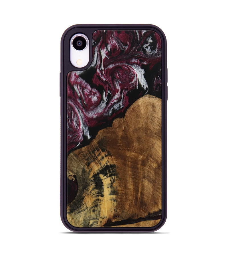 iPhone Xr Wood Phone Case - Lorilyn (Red, 740098)