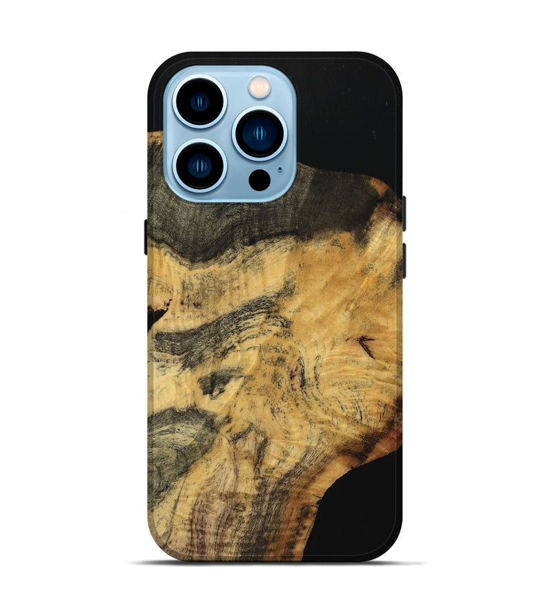 iPhone 14 Pro Wood Live Edge Phone Case - Dayle (Wood Burl, 740110)