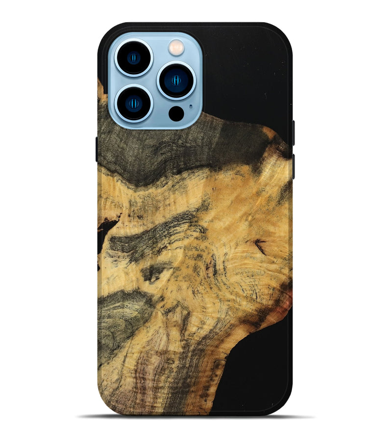 iPhone 14 Pro Max Wood Live Edge Phone Case - Dayle (Wood Burl, 740110)