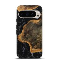 Pixel 9 Wood Live Edge Phone Case - McGee (Black & White, 740112)