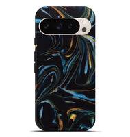 Pixel 9 Pro XL ResinArt Live Edge Phone Case - Samatha (Teal & Gold, 740153)