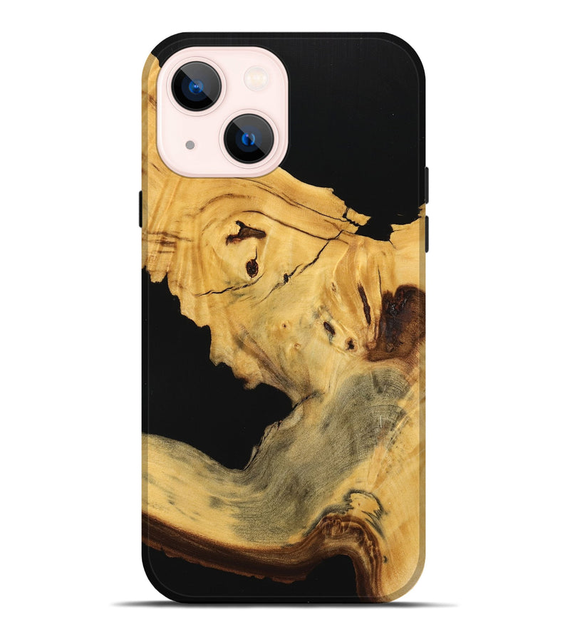 iPhone 14 Plus Wood Live Edge Phone Case - Joelly (Wood Burl, 740160)