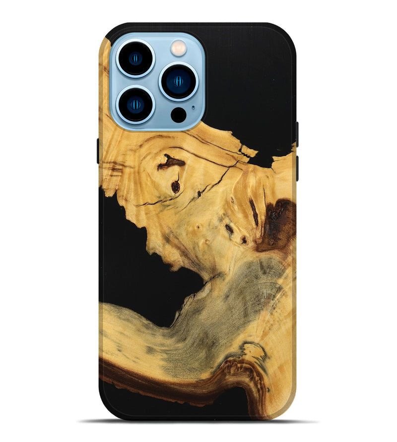 iPhone 14 Pro Max Wood Live Edge Phone Case - Joelly (Wood Burl, 740160)