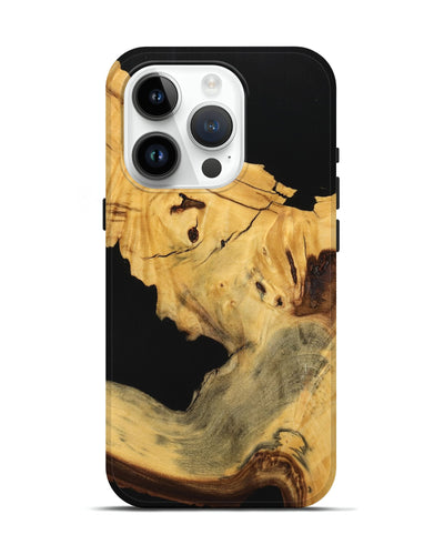 iPhone 15 Pro Wood Live Edge Phone Case - Joelly (Wood Burl, 740160)