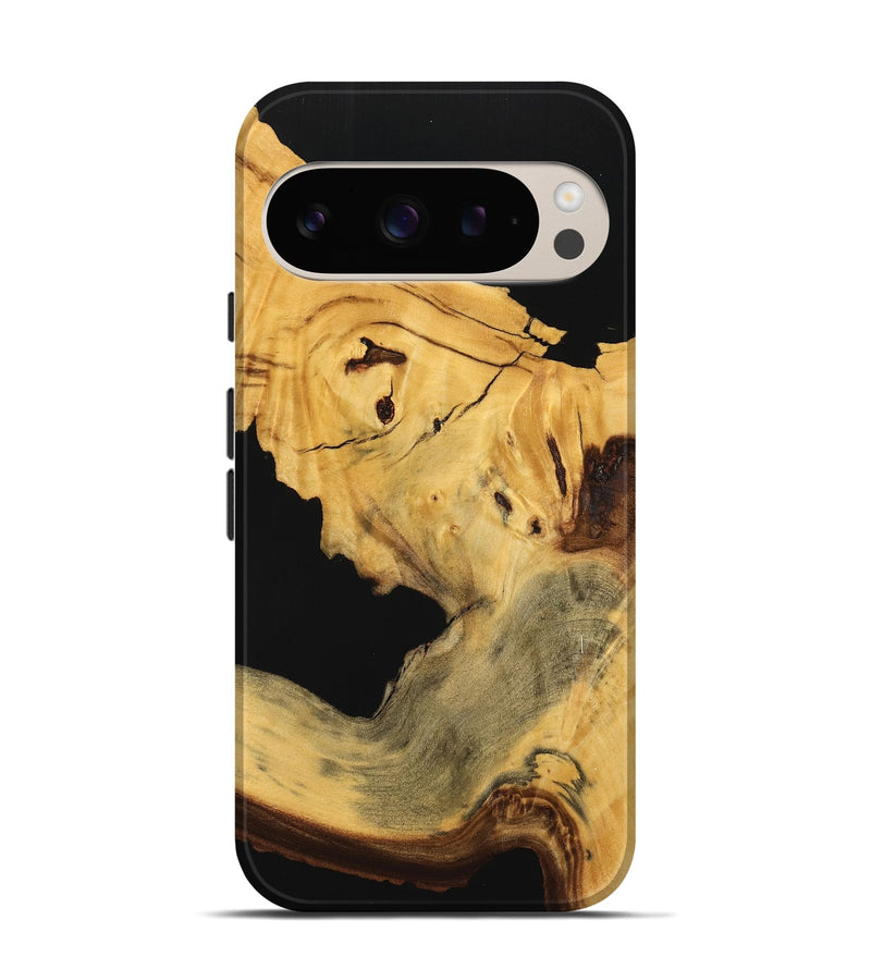 Pixel 9 Pro Wood Live Edge Phone Case - Joelly (Wood Burl, 740160)