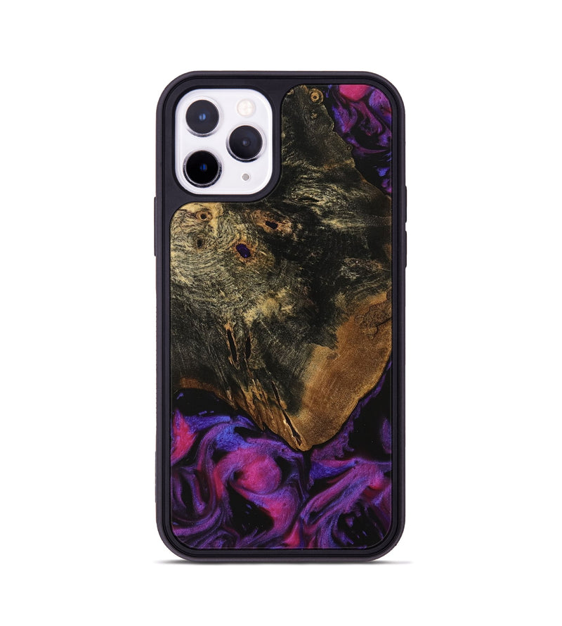 iPhone 11 Pro Wood Phone Case - Dorotea (Purple, 740173)