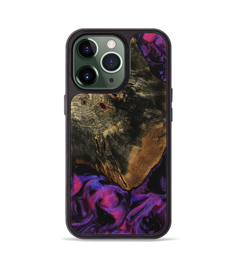 iPhone 13 Pro Wood Phone Case - Dorotea (Purple, 740173)