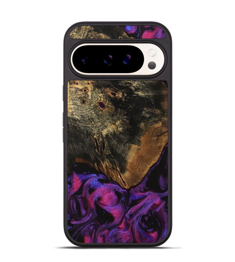 Pixel 9 Pro Wood Phone Case - Dorotea (Purple, 740173)