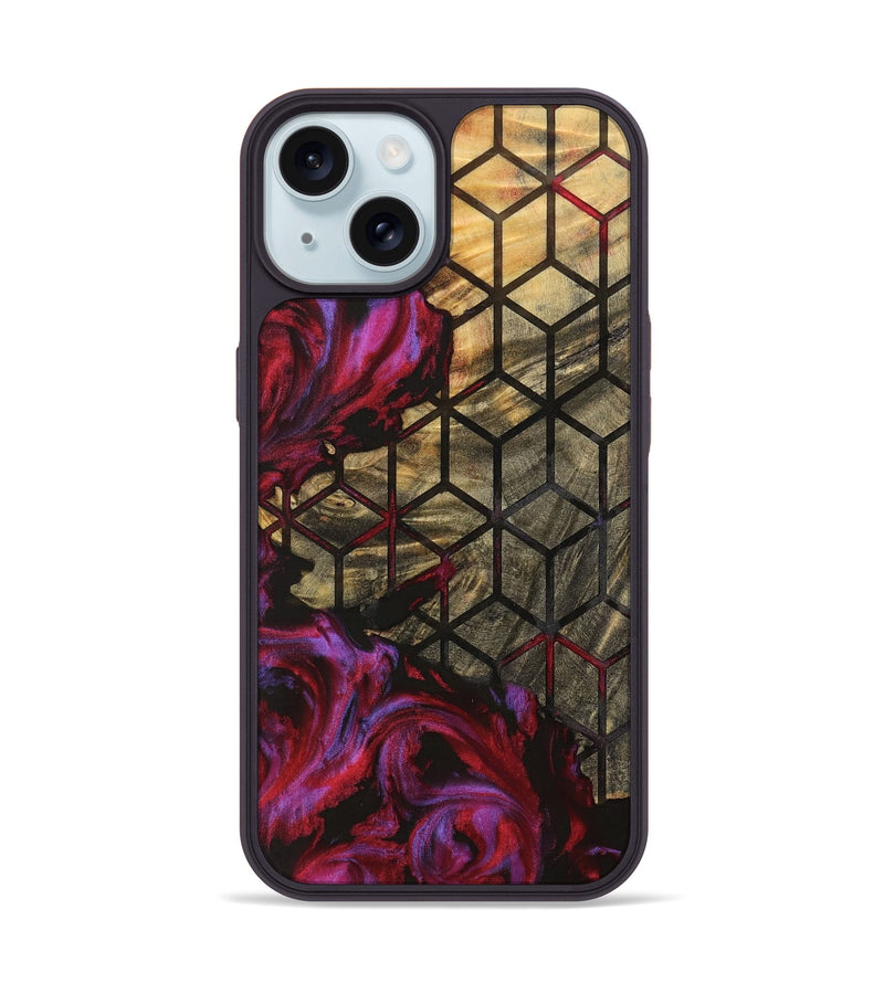 iPhone 15 Wood Phone Case - Edwardo (Pattern, 740186)