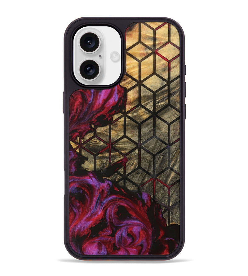 iPhone 16 Plus Wood Phone Case - Edwardo (Pattern, 740186)