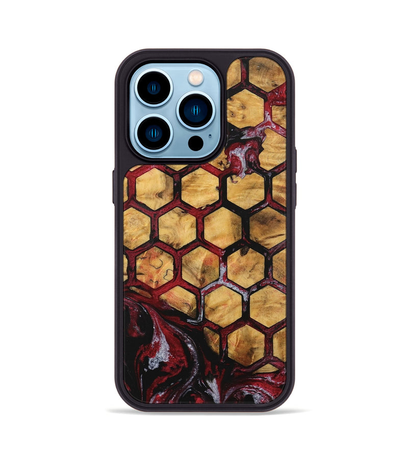 iPhone 14 Pro Wood Phone Case - Tally (Pattern, 740187)