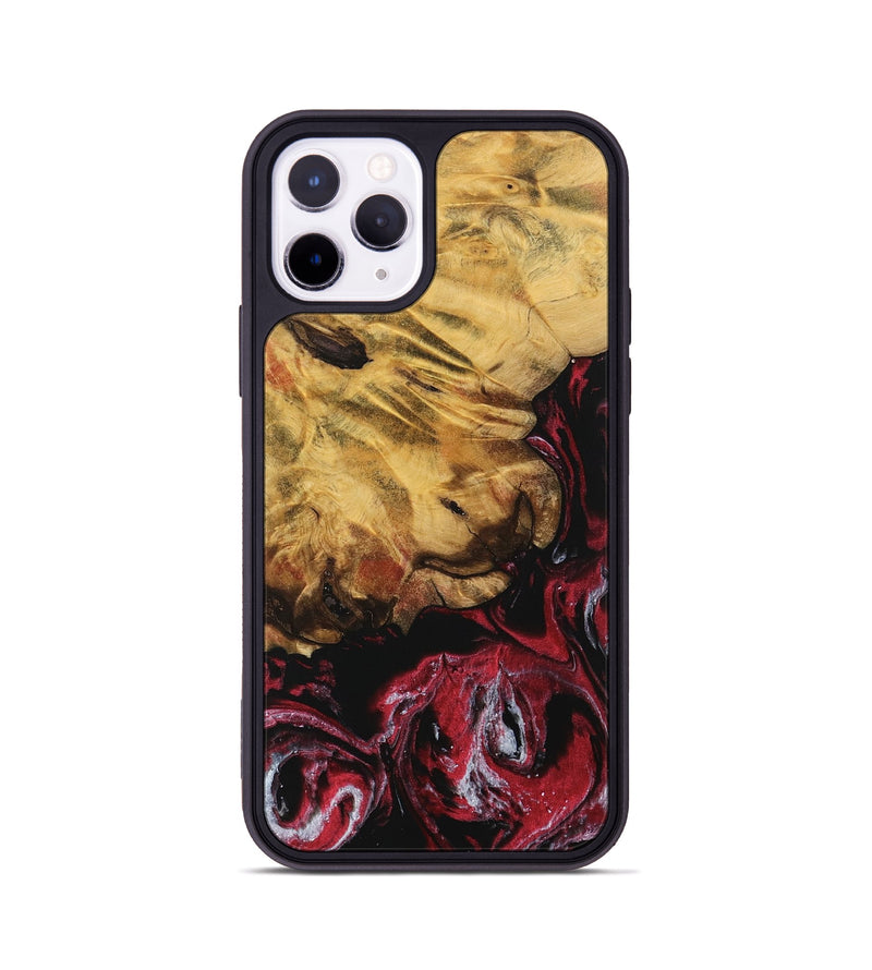 iPhone 11 Pro Wood Phone Case - Naresh (Red, 740189)