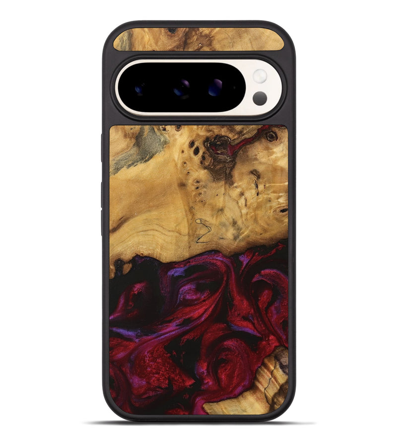 Pixel 9 Pro XL Wood Phone Case - Evander (Red, 740193)