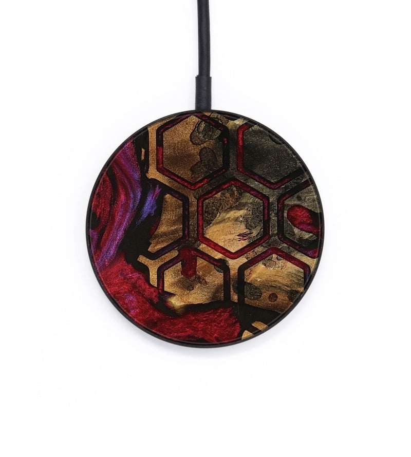 Circle Wood Wireless Charger - Melosa (Pattern, 740195)