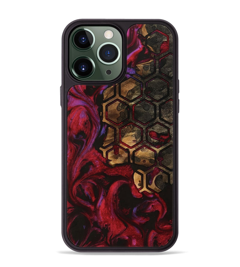 iPhone 13 Pro Max Wood Phone Case - Melosa (Pattern, 740195)