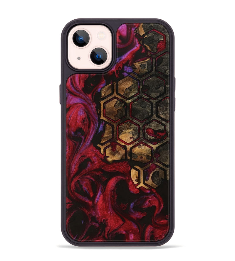 iPhone 14 Plus Wood Phone Case - Melosa (Pattern, 740195)