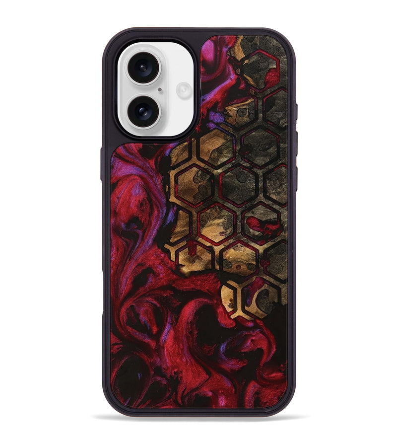 iPhone 16 Plus Wood Phone Case - Melosa (Pattern, 740195)