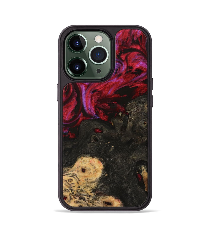 iPhone 13 Pro Wood Phone Case - Rafa (Red, 740196)