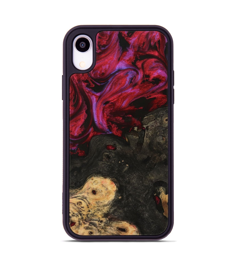 iPhone Xr Wood Phone Case - Rafa (Red, 740196)