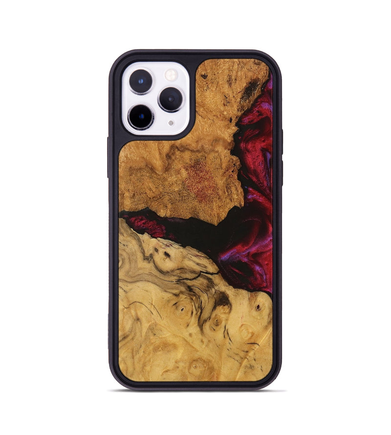 iPhone 11 Pro Wood Phone Case - Joellen (Red, 740199)