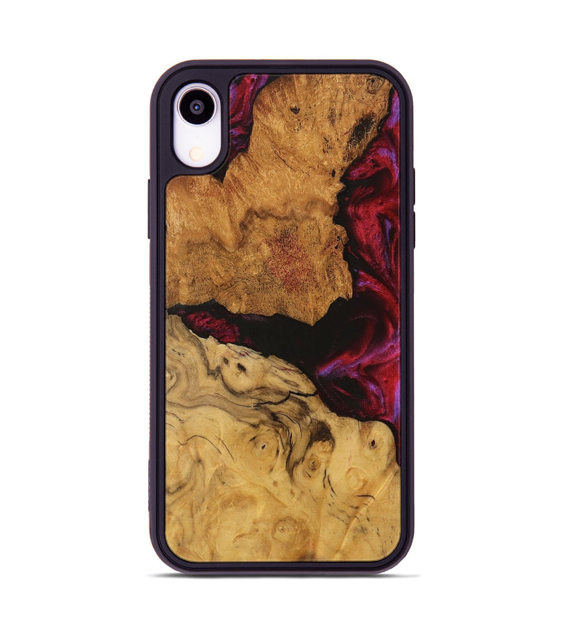 iPhone Xr Wood Phone Case - Joellen (Red, 740199)