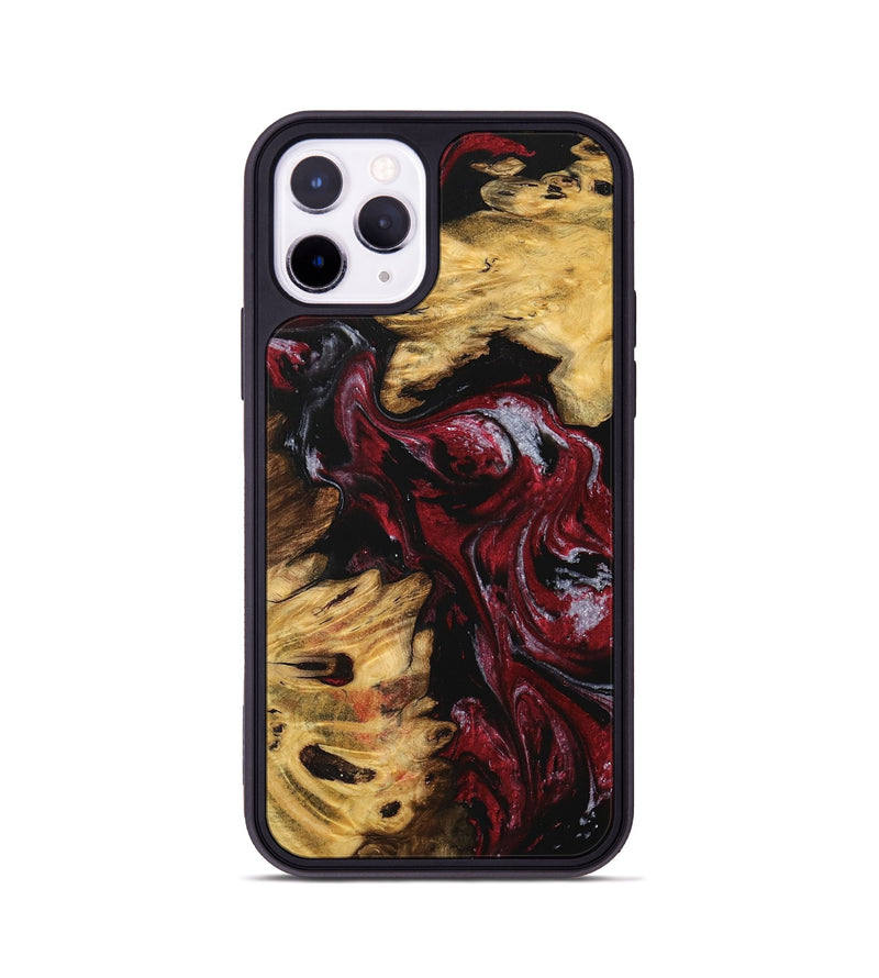 iPhone 11 Pro Wood Phone Case - Coord (Red, 740200)