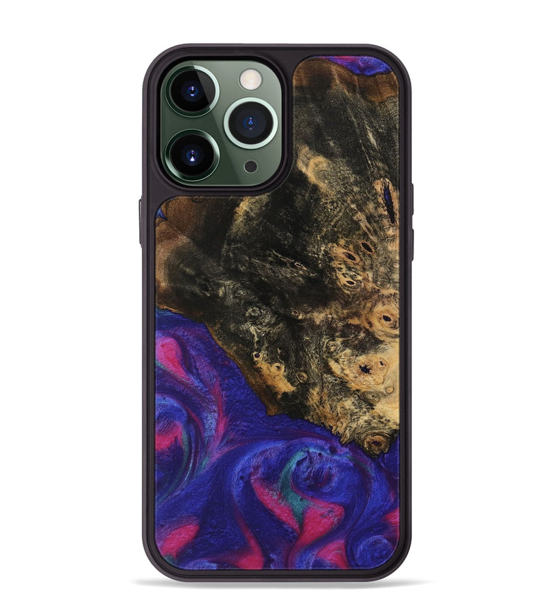 iPhone 13 Pro Max Wood Phone Case - Rowland (Purple, 740210)