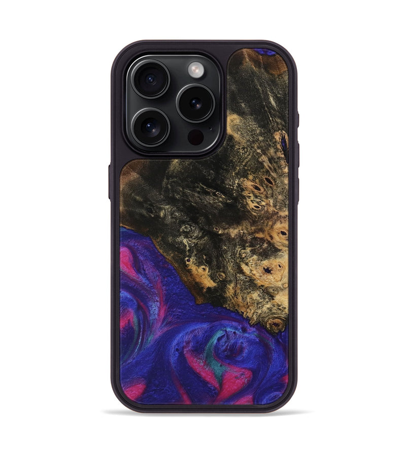 iPhone 15 Pro Wood Phone Case - Rowland (Purple, 740210)