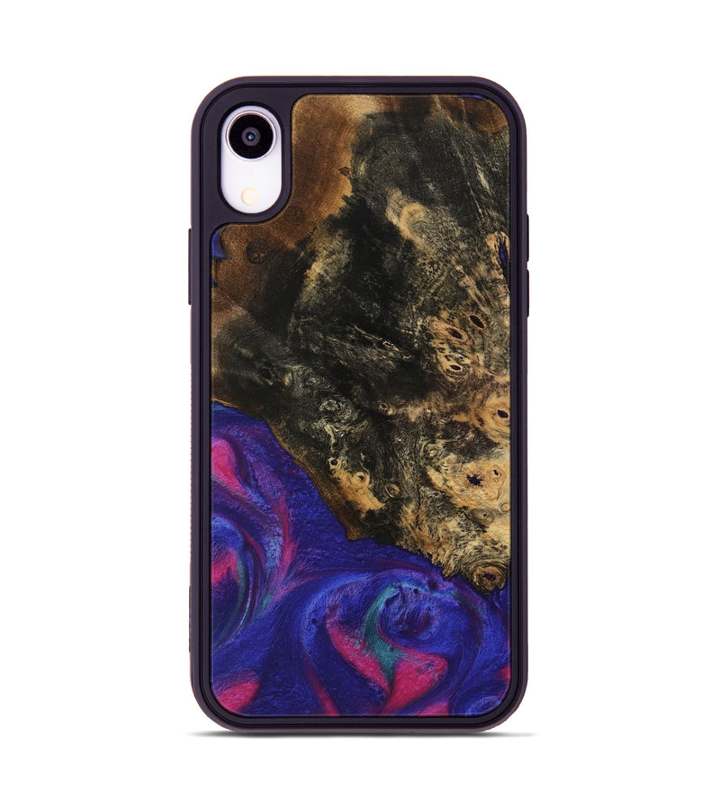 iPhone Xr Wood Phone Case - Rowland (Purple, 740210)