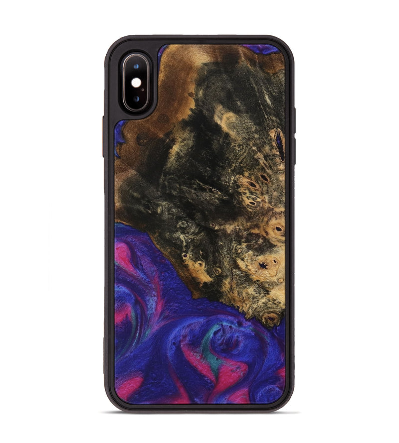 iPhone Xs Max Wood Phone Case - Rowland (Purple, 740210)