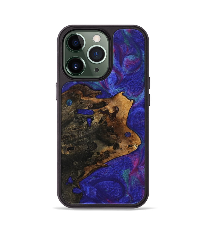 iPhone 13 Pro Wood Phone Case - Madlyn (Purple, 740211)