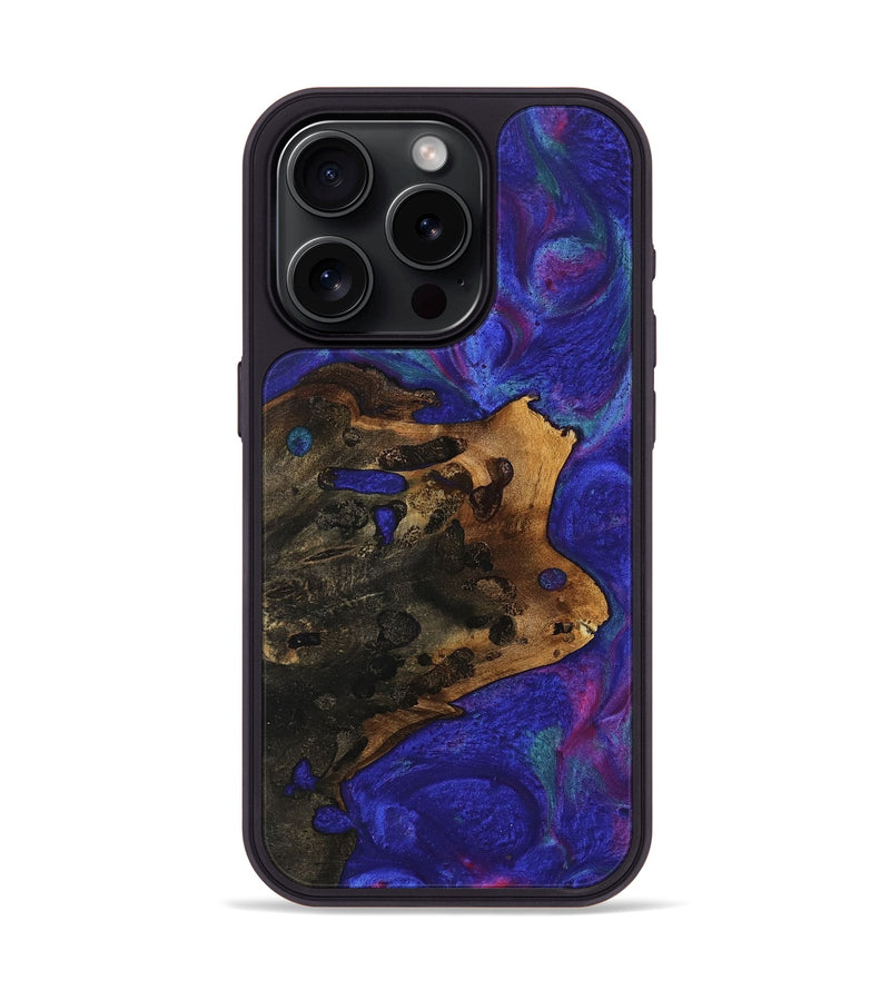 iPhone 15 Pro Wood Phone Case - Madlyn (Purple, 740211)