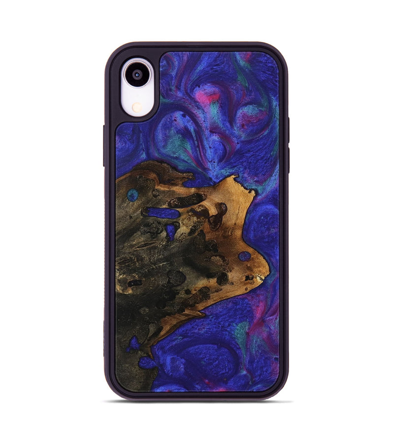 iPhone Xr Wood Phone Case - Madlyn (Purple, 740211)