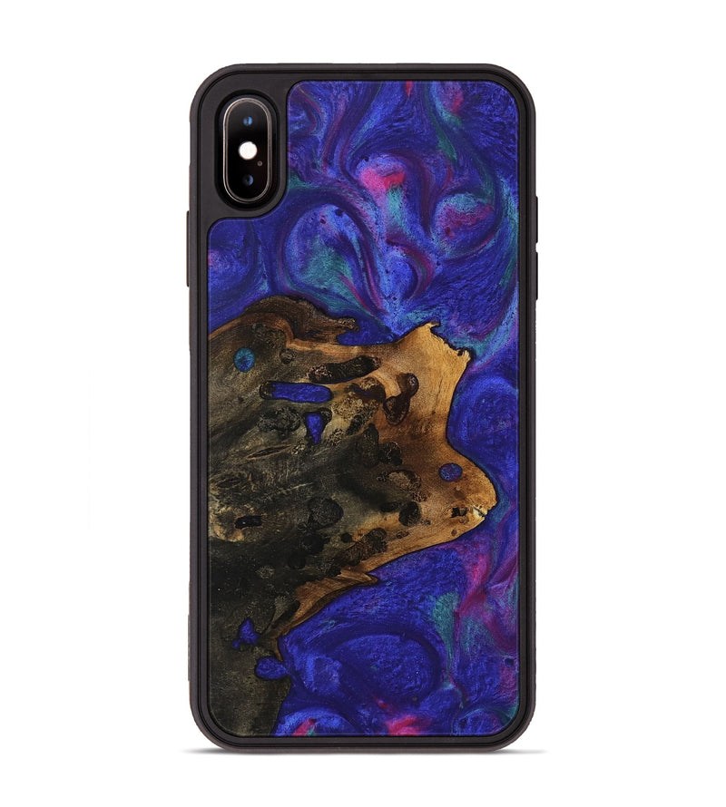 iPhone Xs Max Wood Phone Case - Madlyn (Purple, 740211)