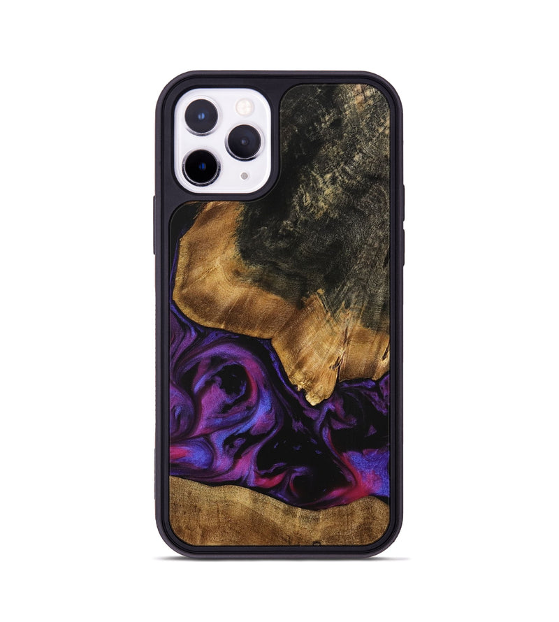 iPhone 11 Pro Wood Phone Case - Adriane (Purple, 740212)