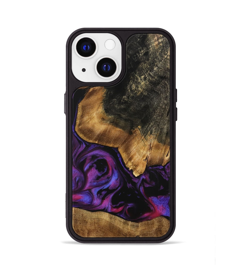 iPhone 13 Wood Phone Case - Adriane (Purple, 740212)