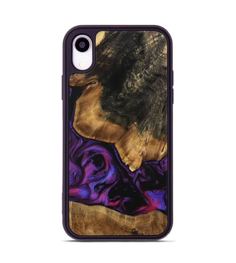 iPhone Xr Wood Phone Case - Adriane (Purple, 740212)