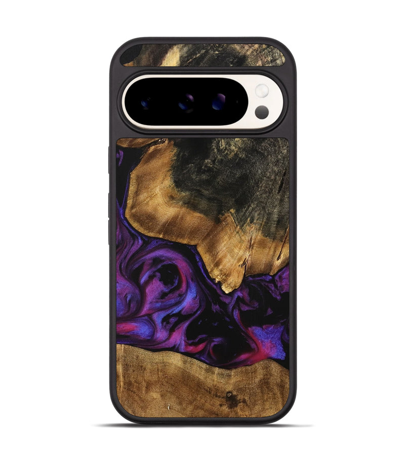 Pixel 9 Pro Wood Phone Case - Adriane (Purple, 740212)